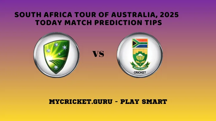 AUS vs SA ODI - South Africa tour of Australia, 2025 - Today Match Prediction Tips