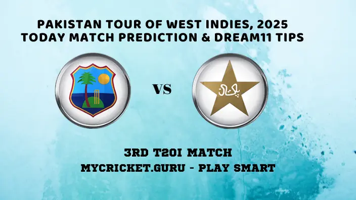 WI vs PAK 3rd T20I Match Prediction - MyCricket.guru